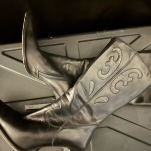 Guess Black Heeled Boots